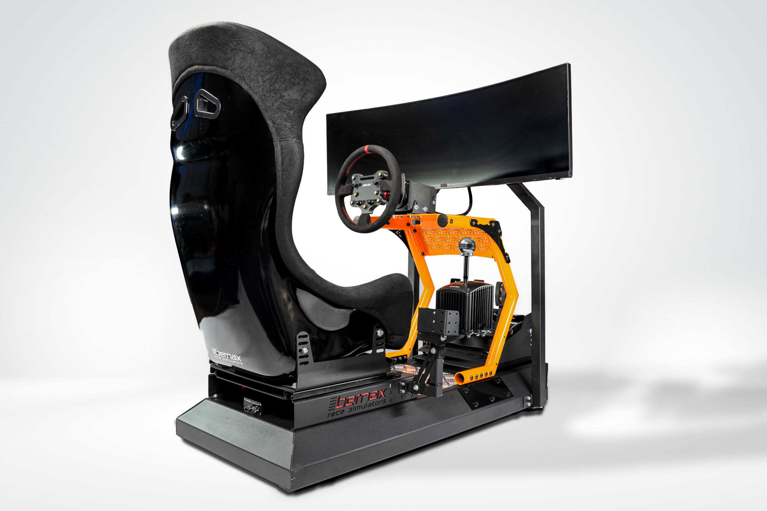 Racing simulator with shifter